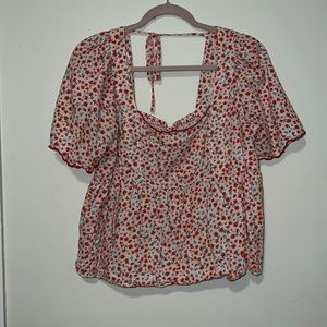 Old navy floral blouse
